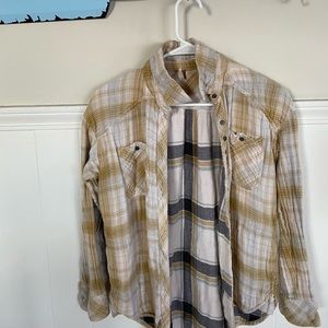 free people flannel size XS